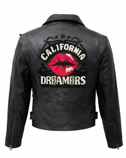 DREAMERS BIKER LEATHER JACKET MEN