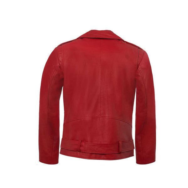 BRANDY ALEXANDER LEATHER BIKER JACKET