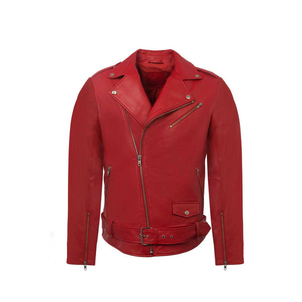 BRANDY ALEXANDER LEATHER BIKER JACKET