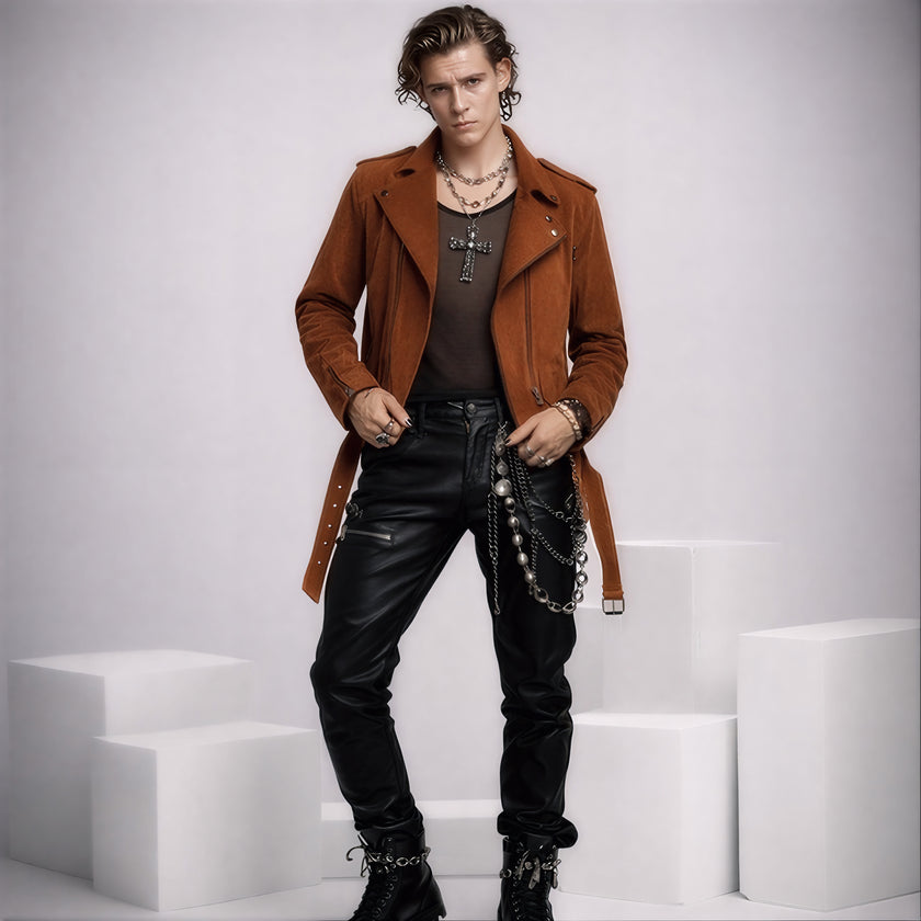 EMPRESS 75 BROWN SUEDE JACKET