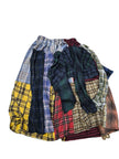 Deconstructed Flannel Skirt