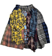 Deconstructed Flannel Skirt A