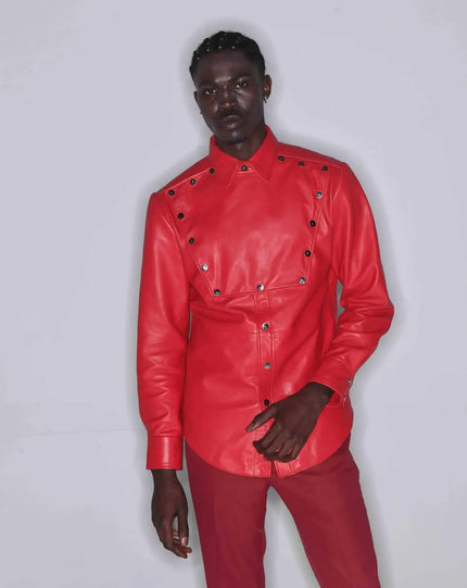 FOREIGNER LEATHER JACKET SHIRT