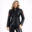 Misfits X Divinity Hand-Painted Woman Biker Jacket