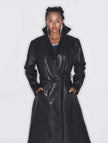REBEL LEATHER TRENCH COAT