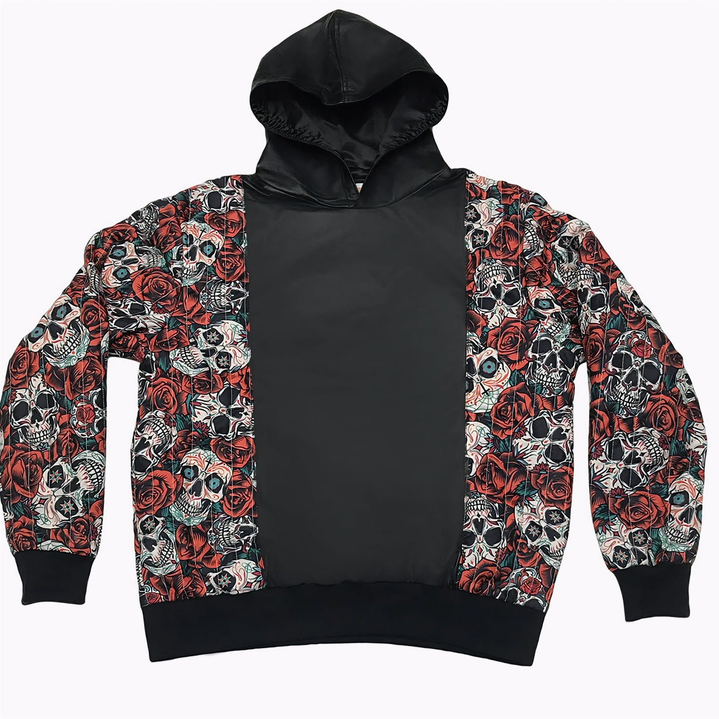 Hoody Roses And Skull