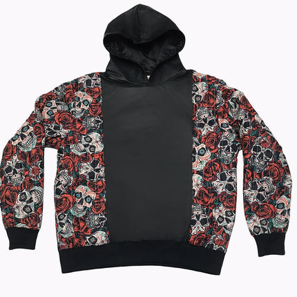 Hoody Roses And Skull