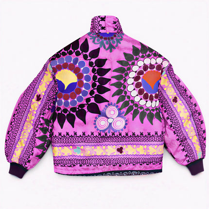 Unknown Tapestries Silk Bomber Jacket Medium C