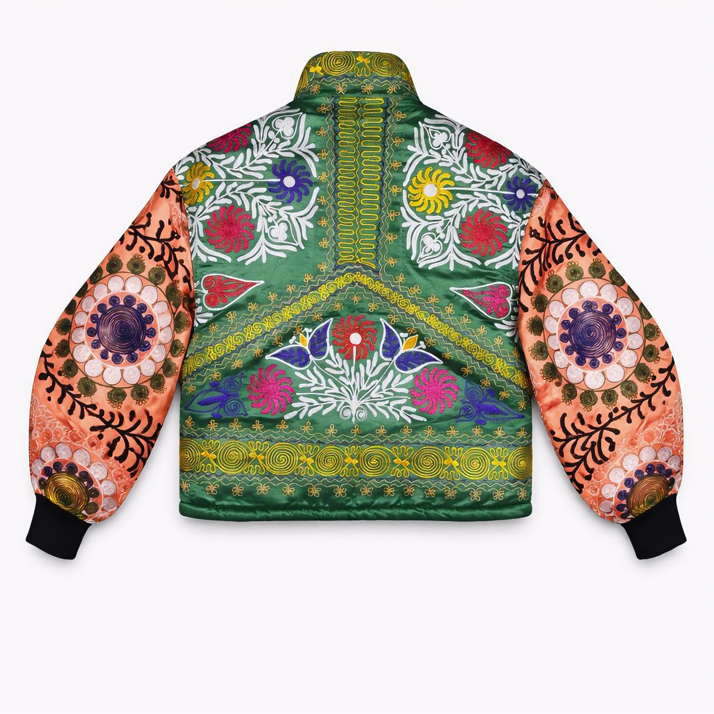 Unknown Tapestries Silk Bomber Jacket Medium D