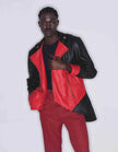 The Gambler Multicolored Leather Jacket
