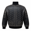 STUDD MUFFIN LEATHER JACKET MEN