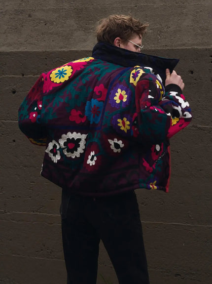 Unknown Tapestries Cotton blend Bomber Jacket Medium