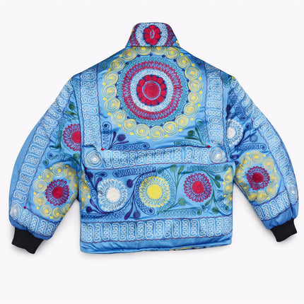 Unknown Tapestries Silk Bomber Jacket large E