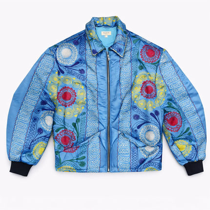 Unknown Tapestries Silk Bomber Jacket large E