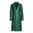 Green Planet Long Leather Jacket