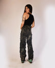 Carbon Clash Studded Denim Jeans