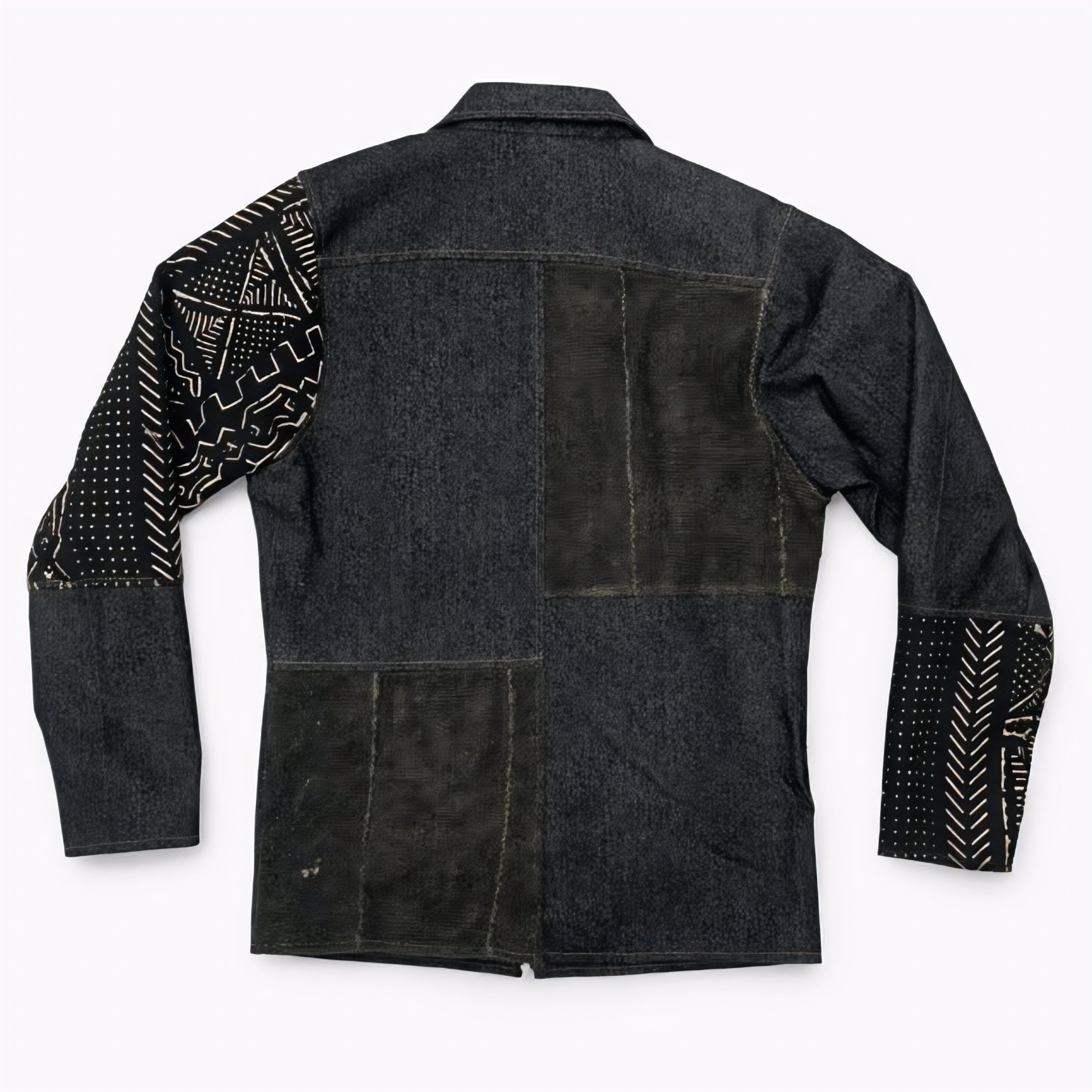 Blended Denim Zipper Jacket