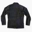 Blended Denim Zipper Jacket