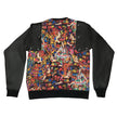 Detachable Leather Cotton Hybrid Sweatshirt