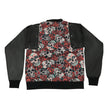 Detachable Leather Cotton Hybrid Sweatshirt B