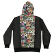 Hoody Cotton & Leather Hybrid Hoodie