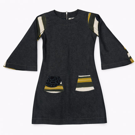 Blended Denim Short Dress