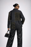 Blended Denim Zipper Jacket