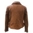Rusty Nail Brown Biker Leather Jacket