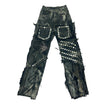 Carbon Clash Studded Denim Jeans