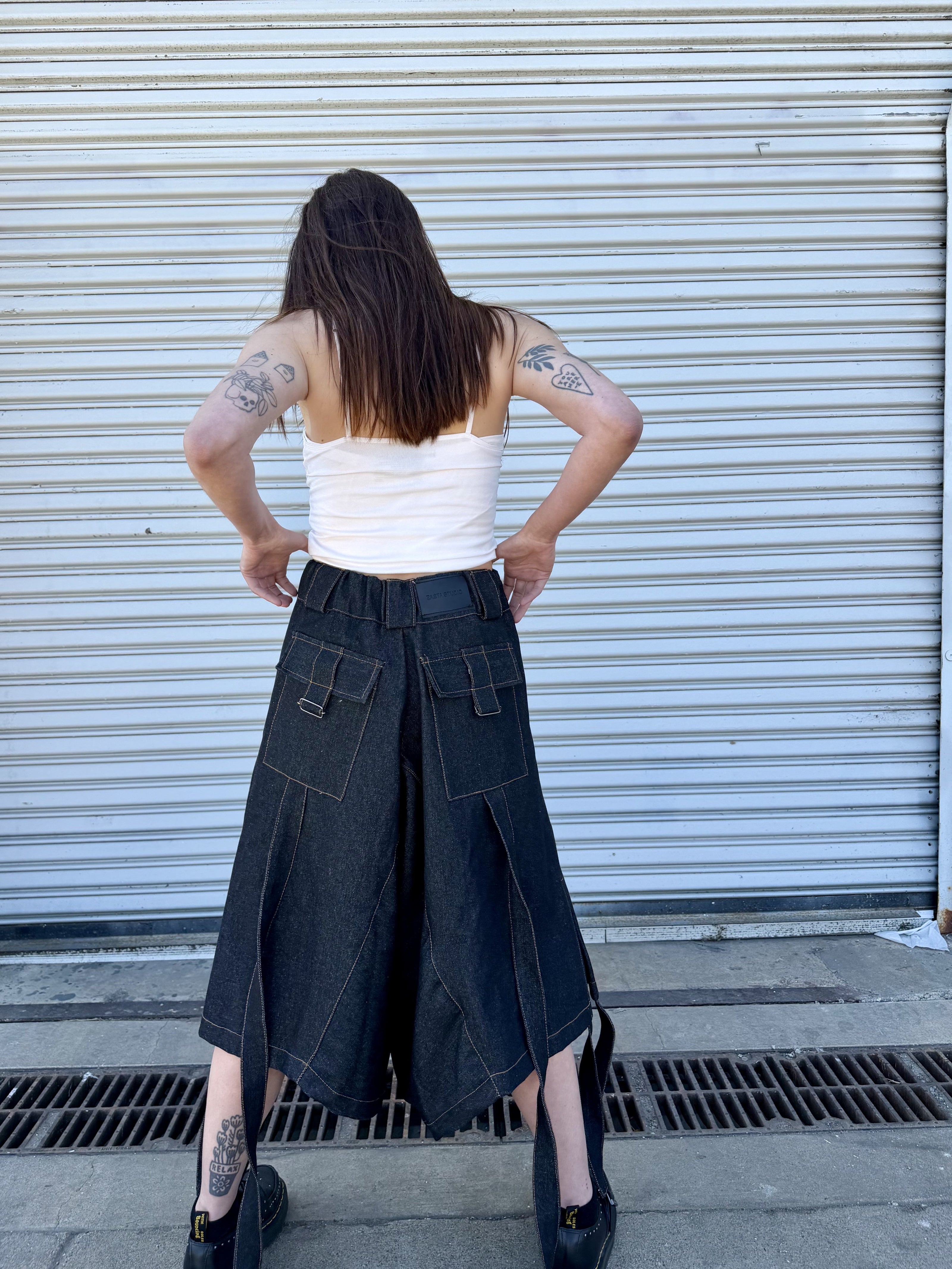 Distortion Denim shorts