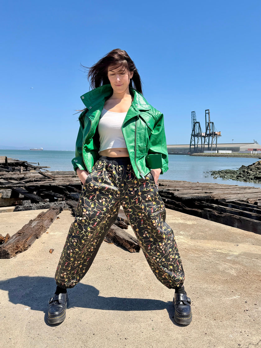 The Rollers Green Bomber Jacket For Women