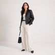 IRISH MULE BLACK MULTI POCKET LEATHER BLAZER