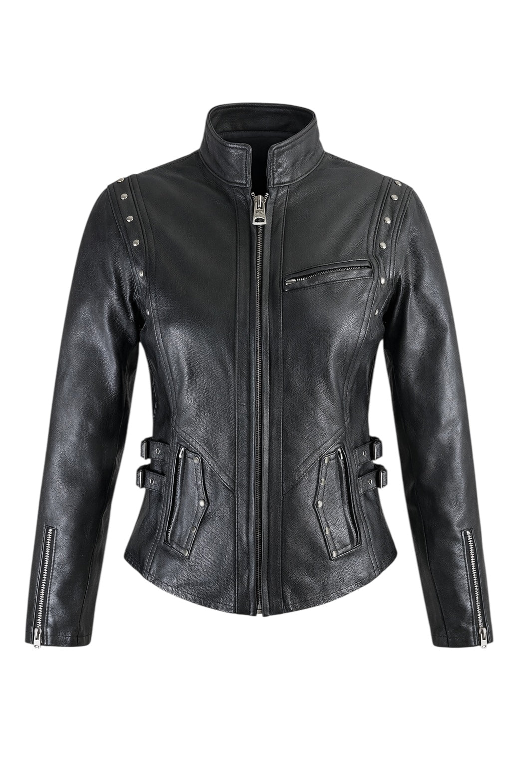 Misfits X Divinity Hand-Painted Woman Biker Jacket