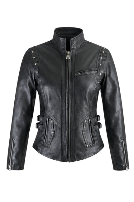 Misfits X Divinity Hand-Painted Woman Biker Jacket