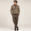 STORM RIDER DUSTY GREEN LEATHER BIKER JACKET
