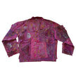 Wearable Ruins Pink Shredded Denim Jacket