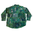 Shredded Denim Colored Shirt D