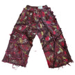 Wearable Ruins Pink Wide Leg Denim Pants Three