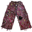 Wearable Ruins Pink Wide Leg Denim Pants Three