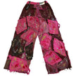 Wearable Ruins Pink Wide Leg Denim Pants Four