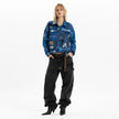 Shredded Denim Colored Shirt A