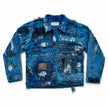 Shredded Denim Colored Shirt A