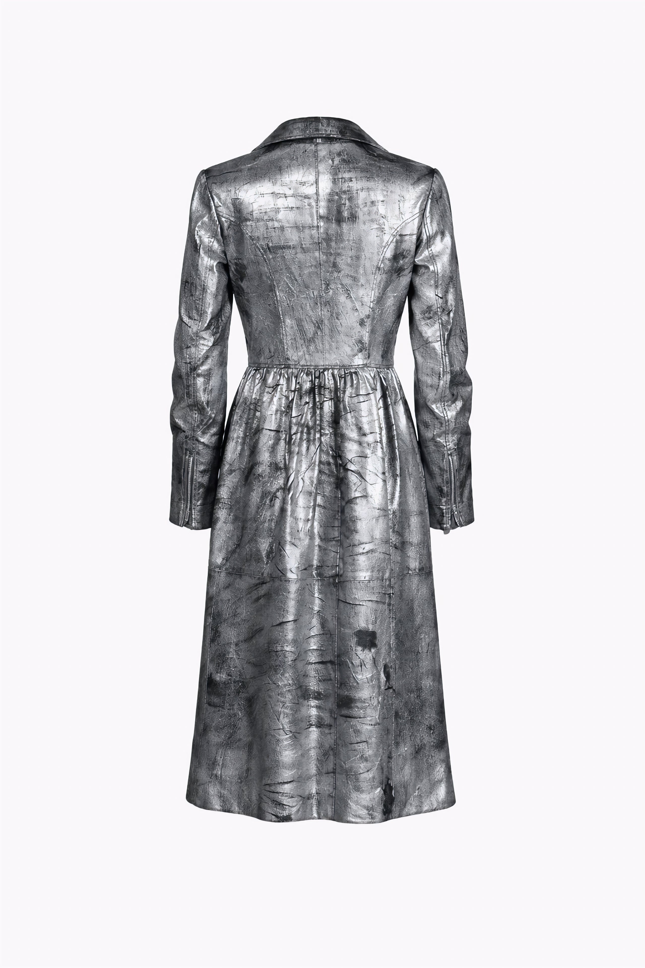 The Bishop Italian Leather Trench Coat With Pants