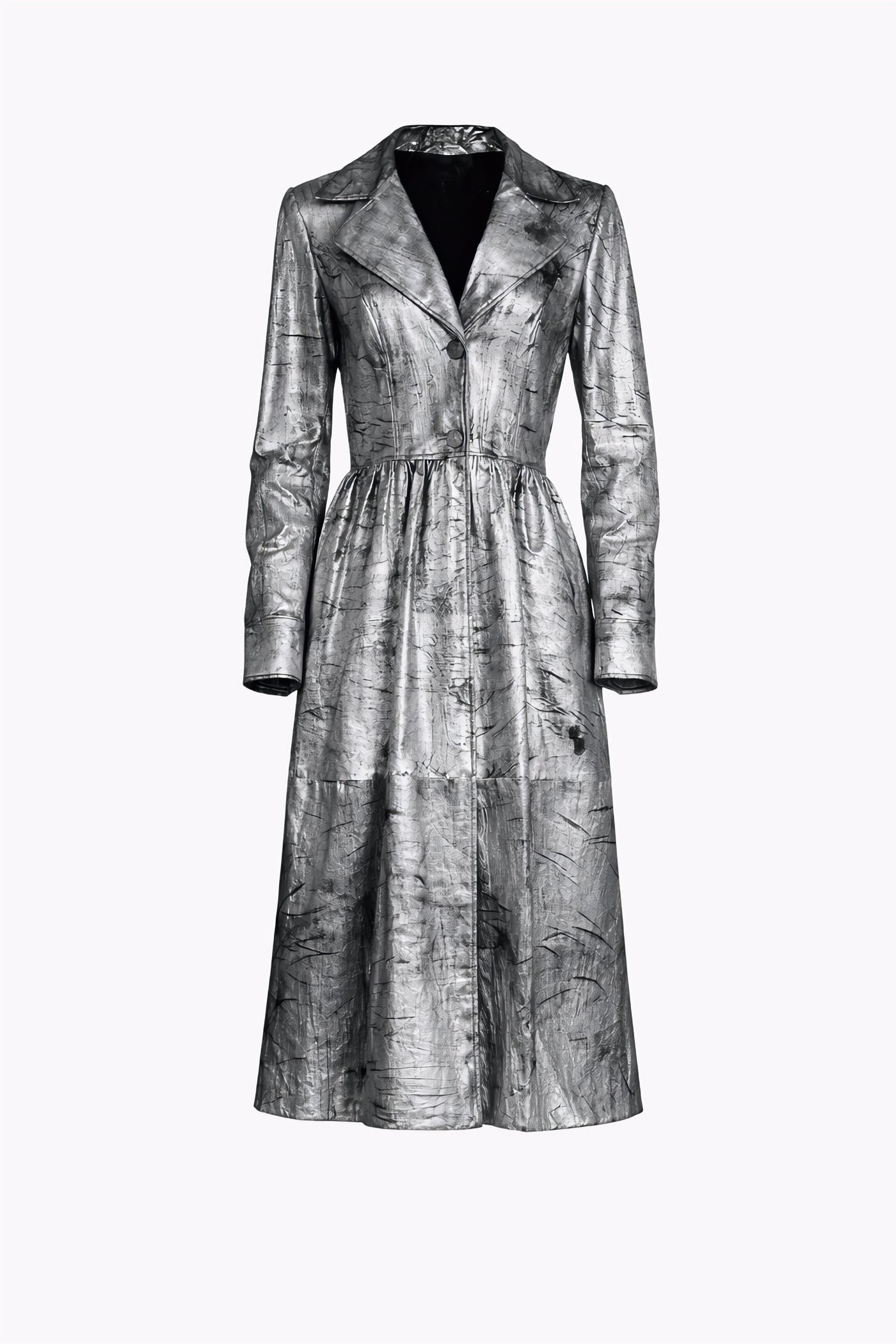 The Bishop Italian Leather Trench Coat