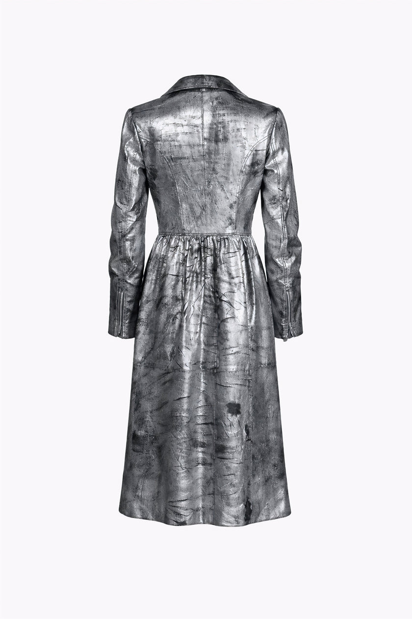 The Bishop Italian Leather Trench Coat With Pants