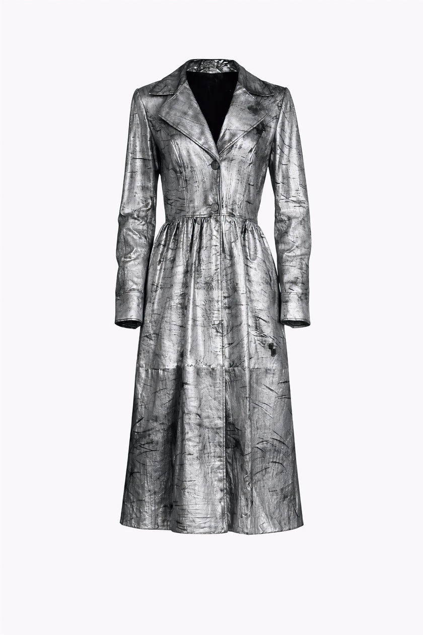 The Bishop Italian Leather Trench Coat With Pants