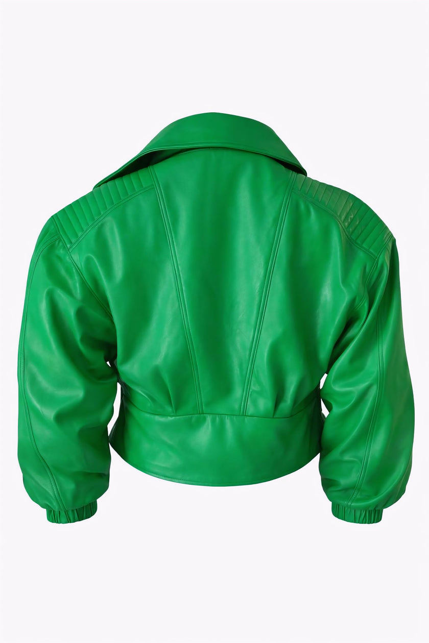 The Rollers Green Bomber Jacket For Women