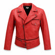 Red Horizon Biker Jacket