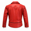 Red Horizon Biker Jacket