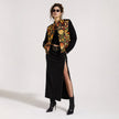 Fully Hand Embroidered Suede Leather Jacket